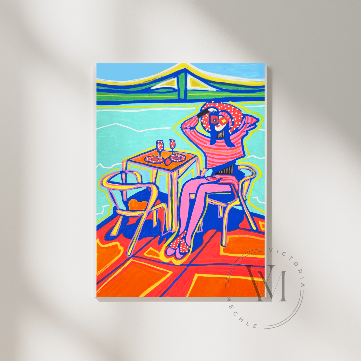 FINE ART PRINT "FRISCO LADY"