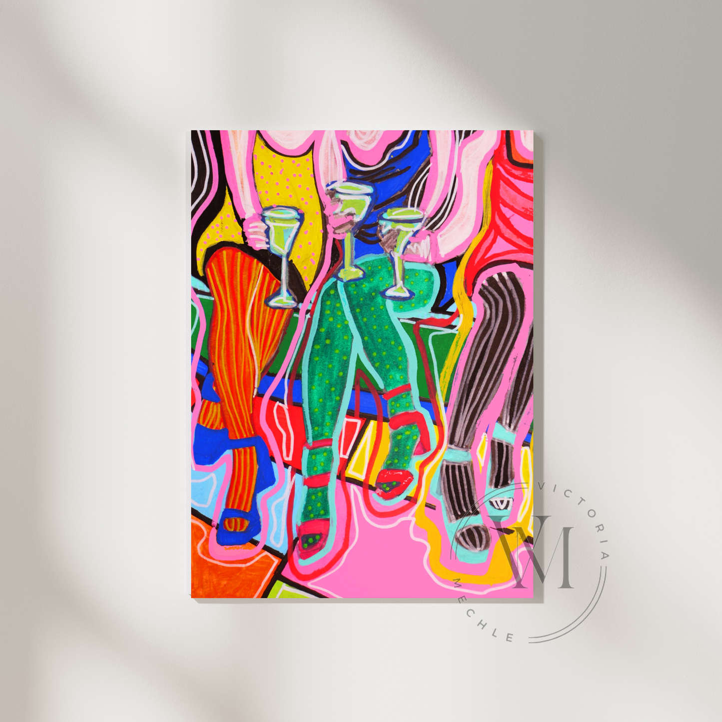 FINE ART PRINT "GIRLS, GIRLS, GIRLS"