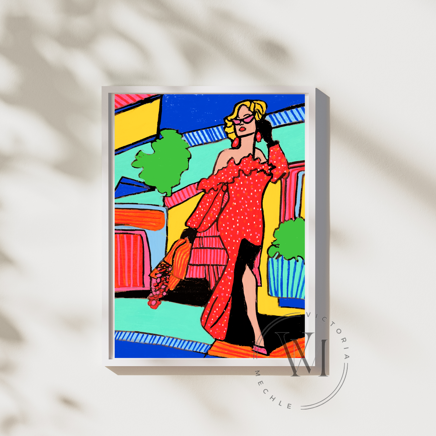 FINE ART PRINT "LA LADY"