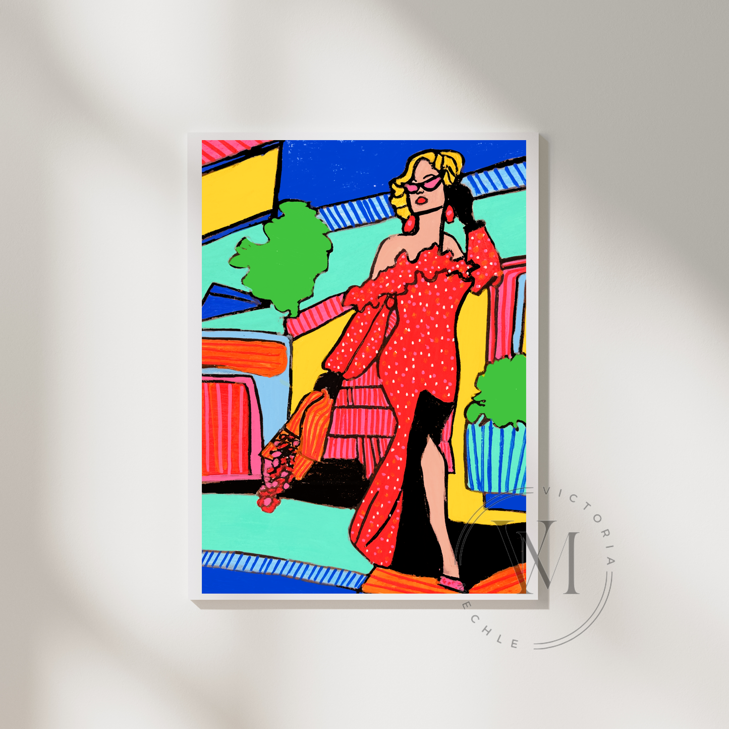 FINE ART PRINT "LA LADY"