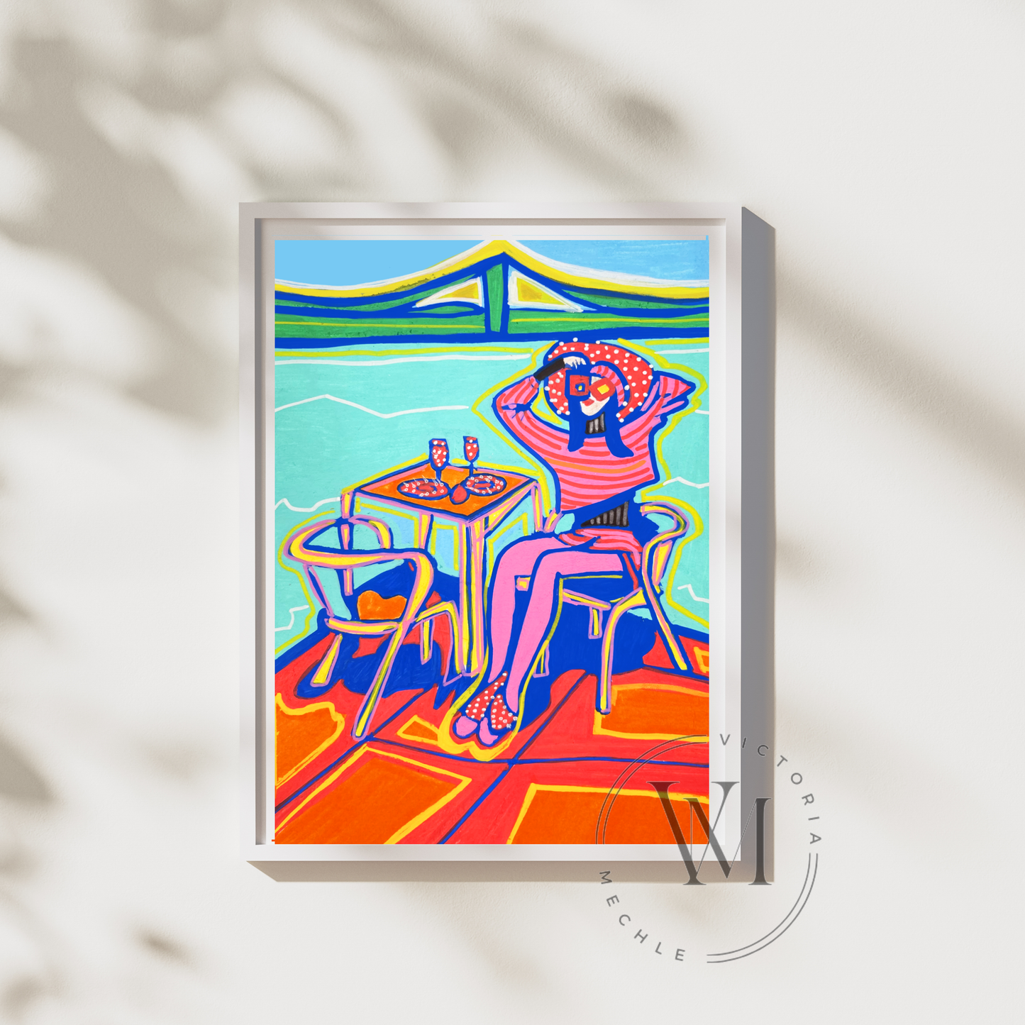 FINE ART PRINT "FRISCO LADY"