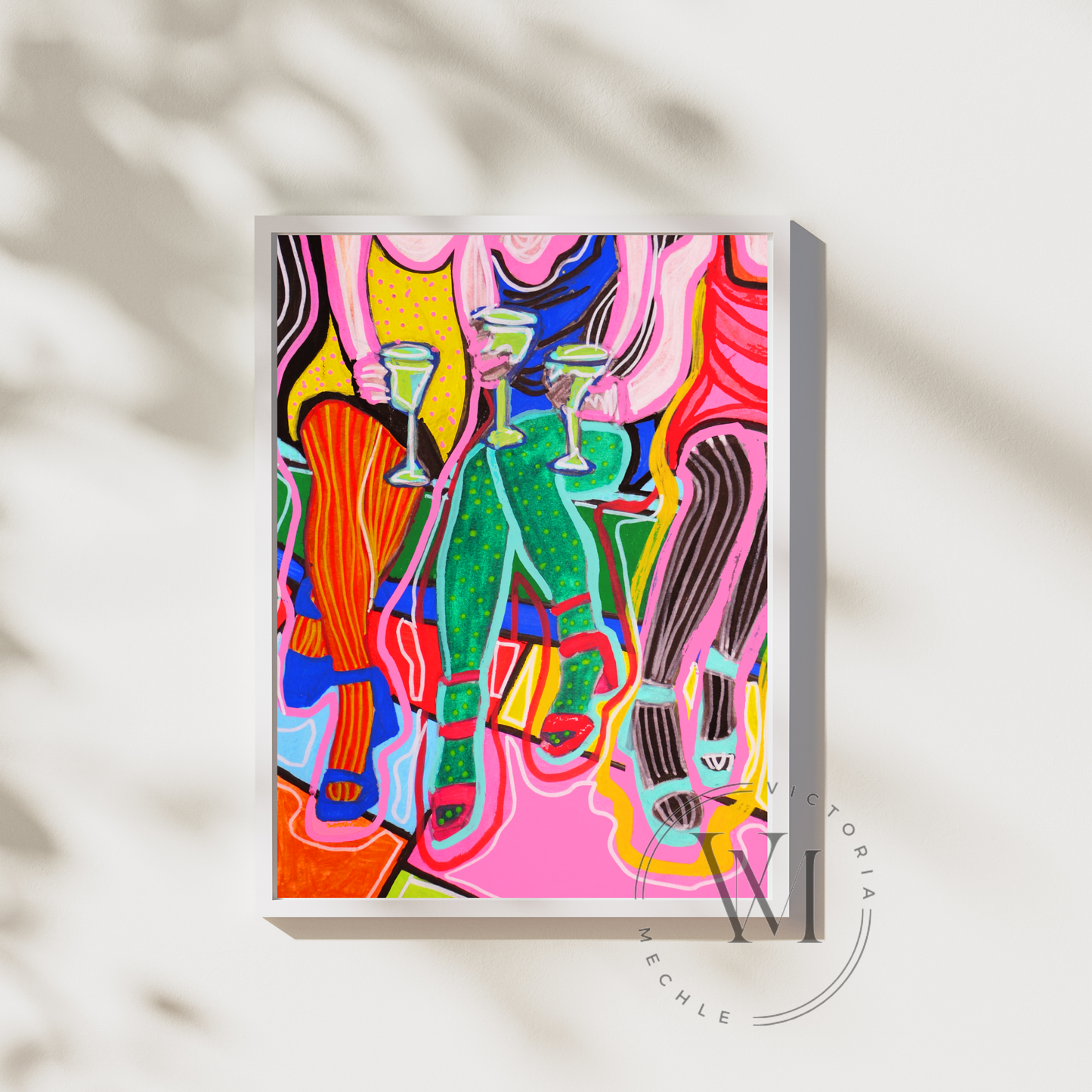 FINE ART PRINT "GIRLS, GIRLS, GIRLS"