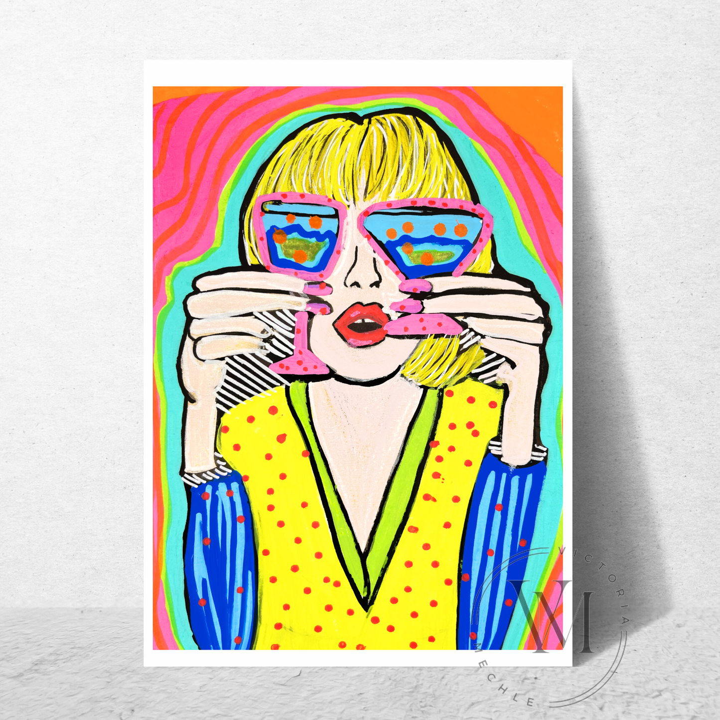 FINE ART PRINT "MARTININIS"